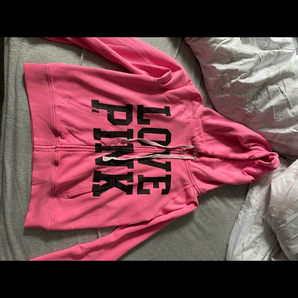 Pink Miami zip up